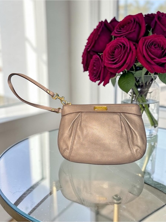 Coach Handbags - Authentic Vintage Coach Legacy Collection Wristlet in Pewter